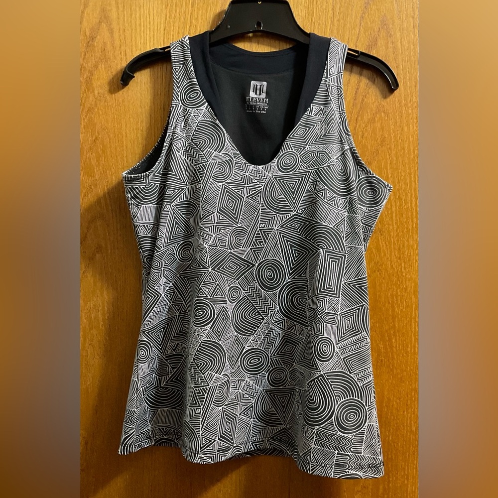 Women’s Eleven by Venus Williams Athletic Tank Top with Built in Shelf Bra.